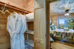 KING SUITE WALK-IN CLOSET w/LUXURY BATHROBES